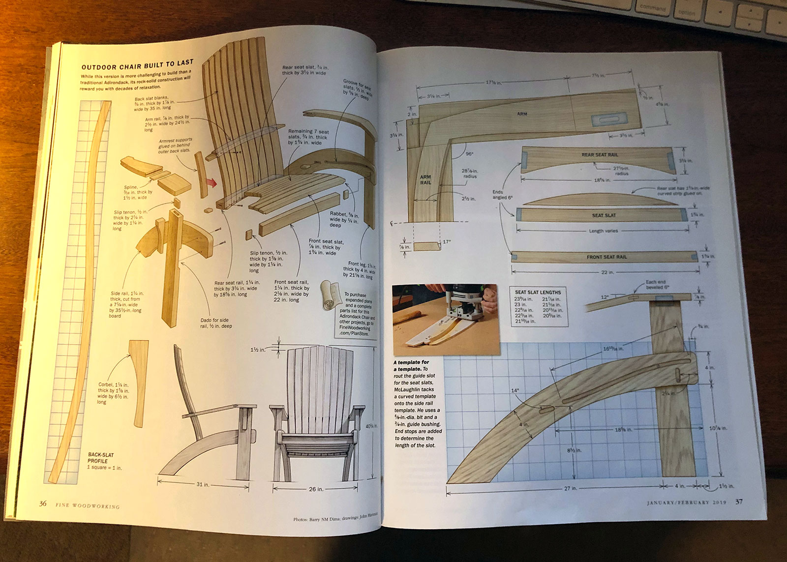 Interior of Fine Woodworking Magazine
