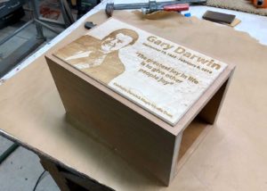 Gary Darwin Urn - External Box
