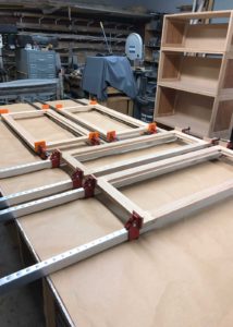Glue up and clamping