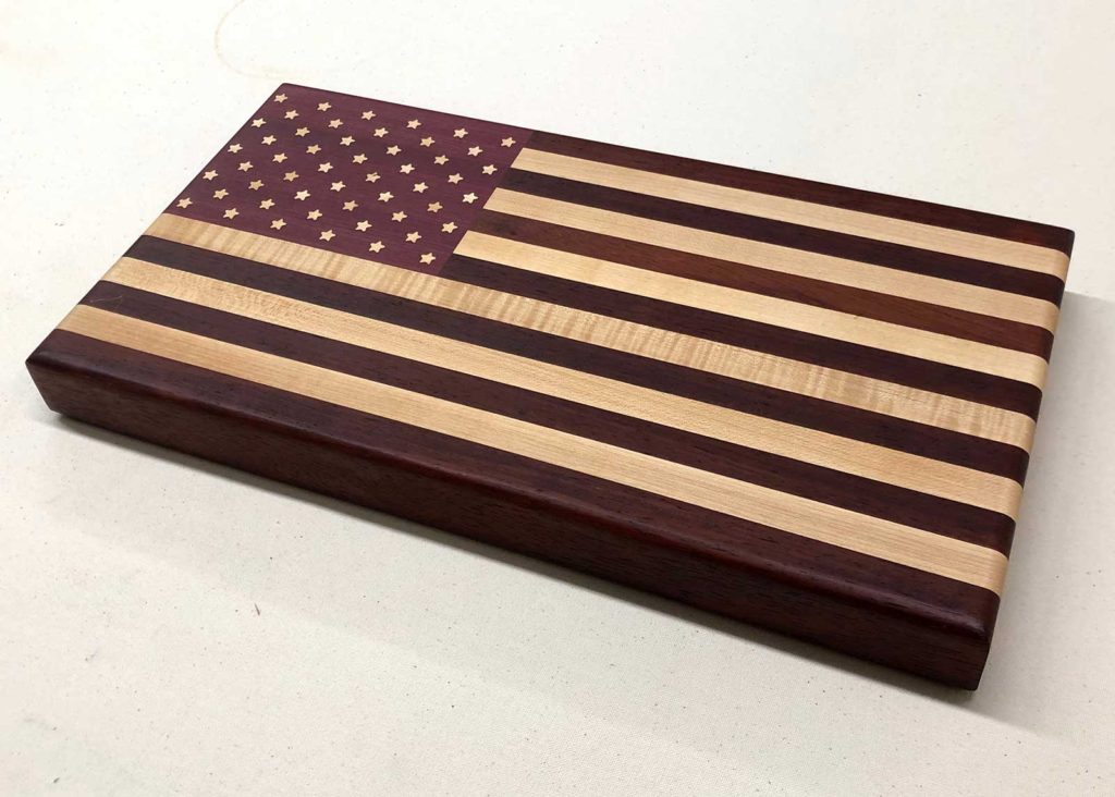American Flag Cutting Board Wood Products Store & Blog by Lupe Nielsen